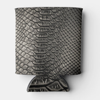 Black leather texture, background use. can cooler