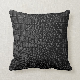 Black leather texture cushion