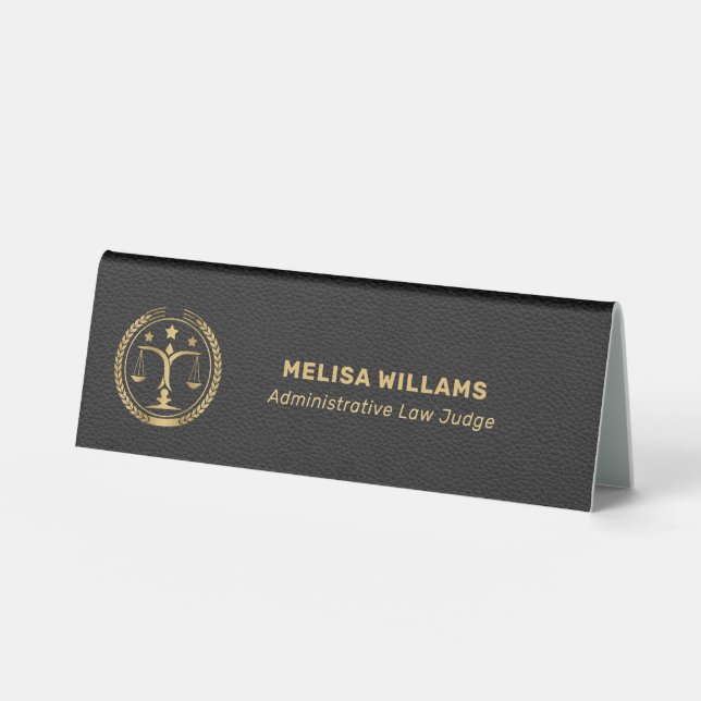 Black leather texture Custom Logo (Front)