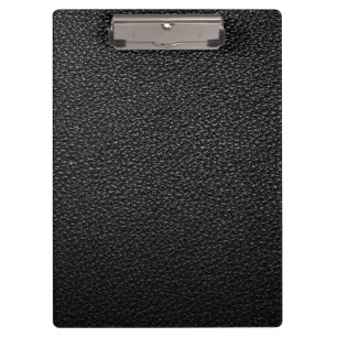 Black Leather Texture For Background Clipboard