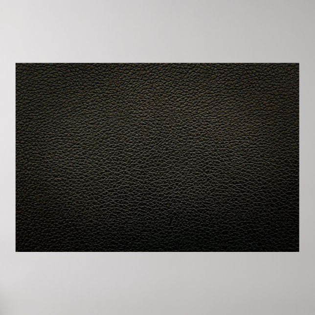 Black leather texture or background. abstract,anim poster (Front)