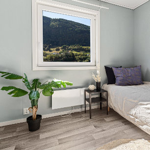 Black leaves pattern lavender Accent Pillow