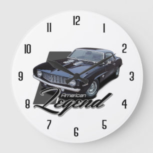 Black Legend Muscle Large Clock