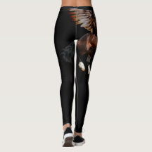 Black Leggings with Bay Pegasus