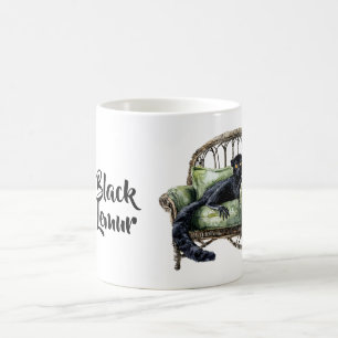Black Lemur Chair Coffee Mug