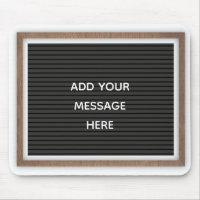 Black Letterboard Marquee Sign Custom Message