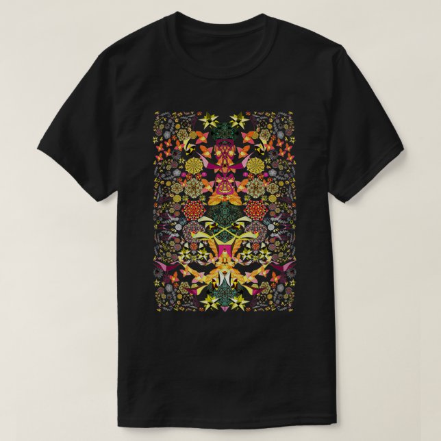 BLACK LIGHT JUNGLE OF JOY T-Shirt (Design Front)
