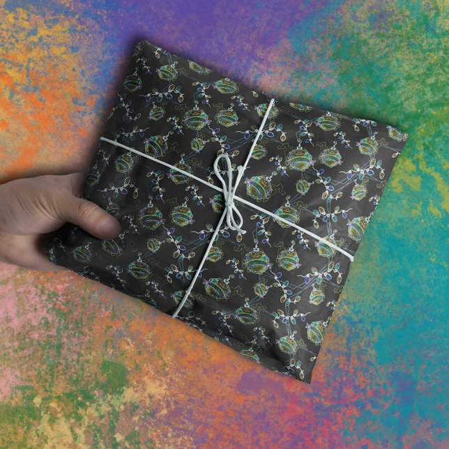 Black Light Neon Glow Xmas String Lights Ornaments Tissue Paper (Creator Uploaded)