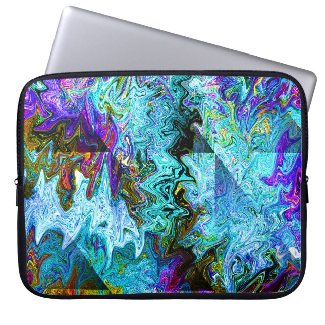 Black Light Nights....... Laptop Sleeve (Front)
