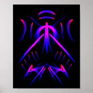 Black Light Poster By James Michael Miller