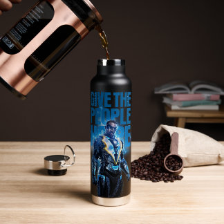 Black Lightning - Give The People Hope Water Bottle