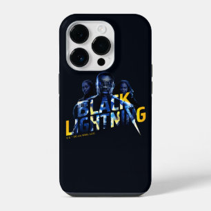 Black Lightning Heroes Graphic iPhone 14 Pro Case