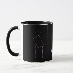 Black Lilac Corporate Personalised Mug
