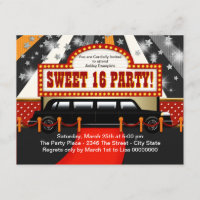 Black Limo Movie Star Sweet 16 Party