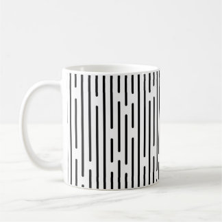 Black Line Geometric Pattern  Coffee Mug