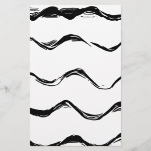 Black lines pattern stationery