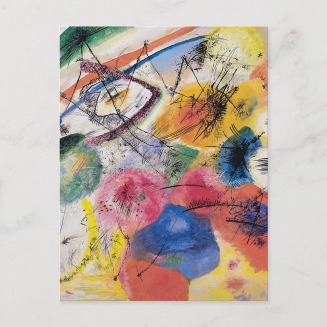 Black Lines Postcard (Front)