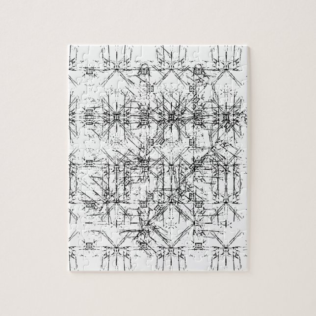 Black Lines Puzzle (Vertical)