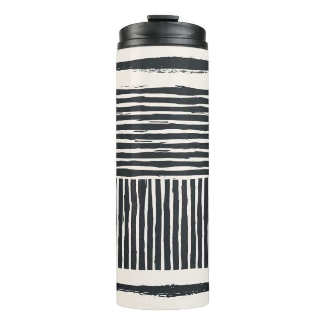 Black lines thermal tumbler (Front)