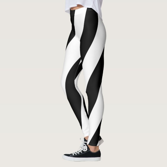 Black Lining Leggings for Women (Left)