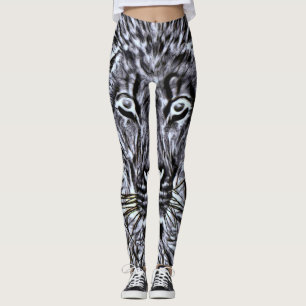 Black Lion Blacklight Trance Leggings