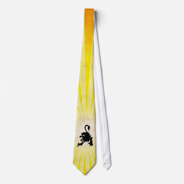 Black Lion; Leo Tie (Front)