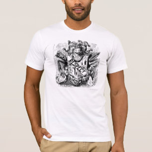 Black Lion Shield Swirly T-Shirt