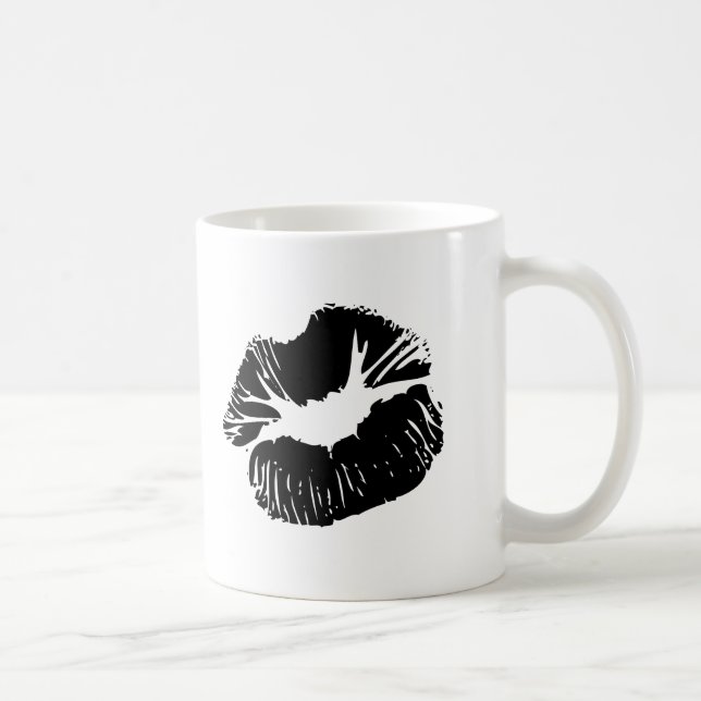 Black Lips Coffee Mug (Right)