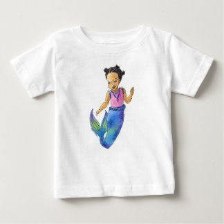 Black Little Mermaid toddler t-shirt