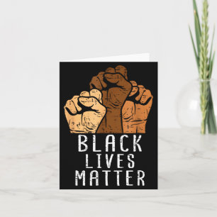 Black Lives Blm Human Rights Black History Month  Card