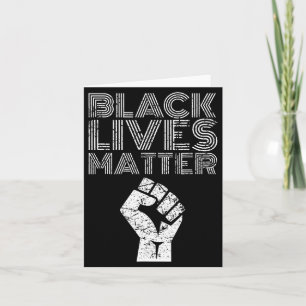 Black Lives Blm Human Rights Black History Month  Card