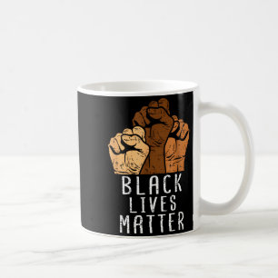 Black Lives Blm Human Rights Black History Month Coffee Mug