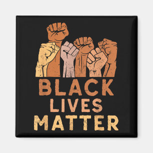 Black Lives Blm Human Rights Black History Month Magnet