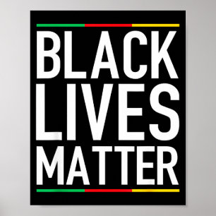 Black Lives Blm Human Rights Black History Month  Poster