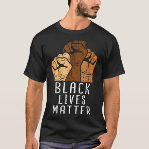 Black Lives Blm Human Rights Black History Month T-Shirt