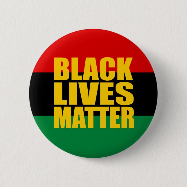 "BLACK LIVES MATTER" 2.25-inch 6 Cm Round Badge (Front)