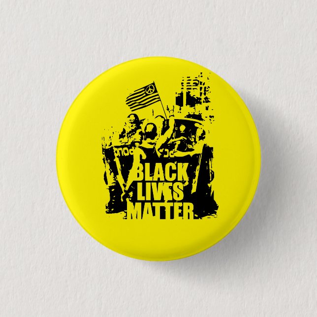 Black Lives Matter 3 Cm Round Badge (Front)