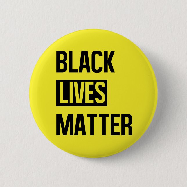 Black Lives Matter 6 Cm Round Badge (Front)