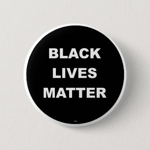 BLACK LIVES MATTER 6 CM ROUND BADGE