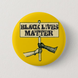BLACK LIVES MATTER 6 CM ROUND BADGE