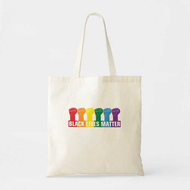 BLACK LIVES MATTER 6 TOTE BAG (Front)