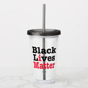 Black Lives Matter Acrylic Tumbler