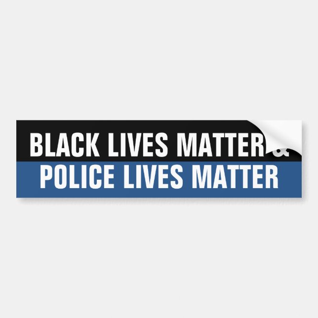 Black Lives Matter and Bumper Sticker (Front)
