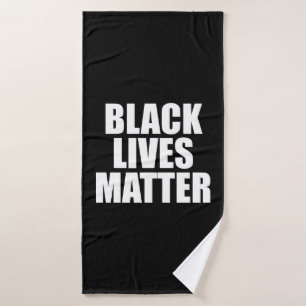 Black Lives Matter Bath Towel