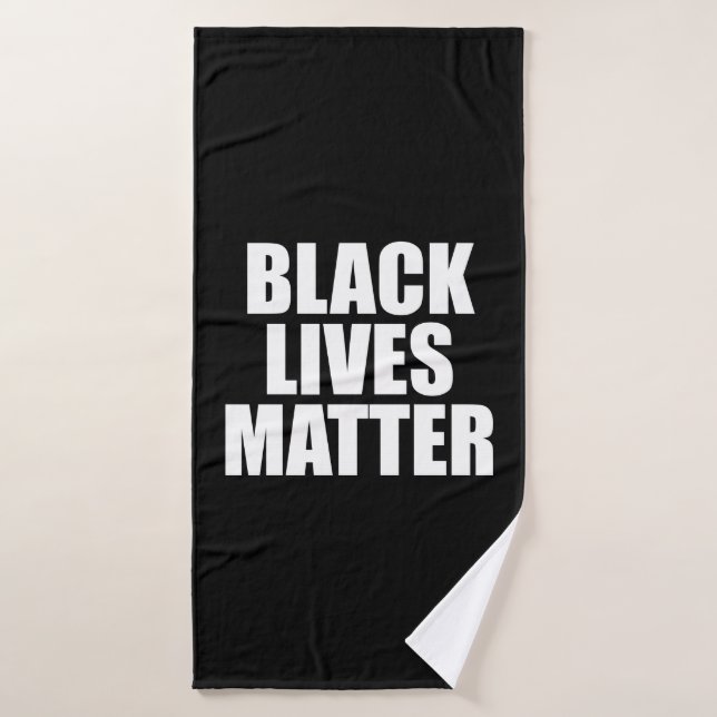 Black Lives Matter Bath Towel (Bath Towel)
