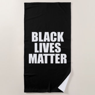 Black Lives Matter Beach Towel