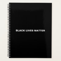 Black Lives Matter black and white minimalist