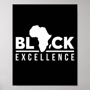 Black Lives Matter Black Excellence Poster