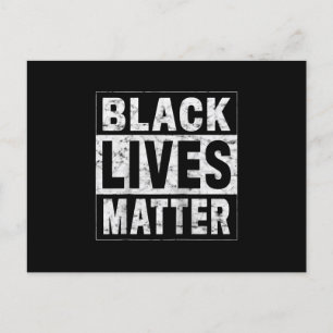 Black Lives Matter Black History Black Power Pride Invitation Postcard