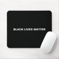 Black Lives Matter black white text minimalist